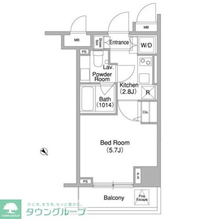 コンフォリア両国DEUXの物件間取画像